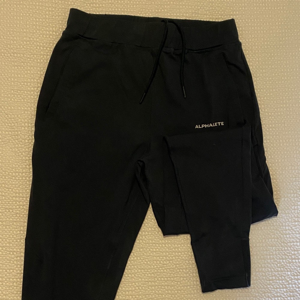 Alphalete Grey/ Black athletic joggers